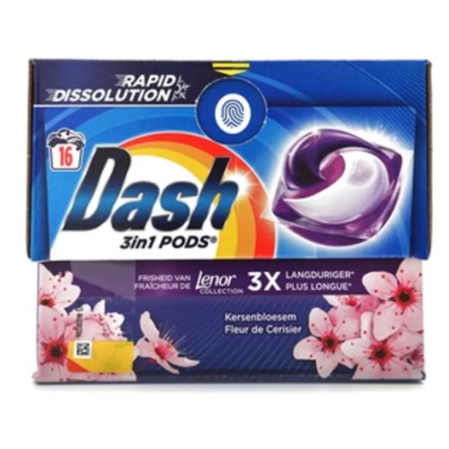 Капсули для прання Dash Cherry Blossom, 16 шт